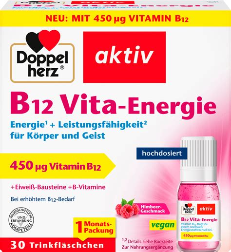 Doppelherz Vitamin B12 Vita Energie Ampullen 30 St 341 6 G Dauerhaft