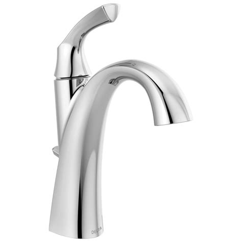 Delta Sandover Chrome 1 Handle Single Hole 4 In Centerset Watersense