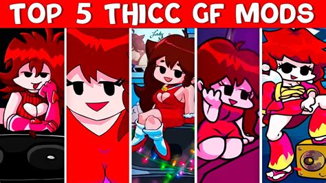 Top 5 Thicc GF Mods 2 Girlfriend Reskins In Friday Night Funkin