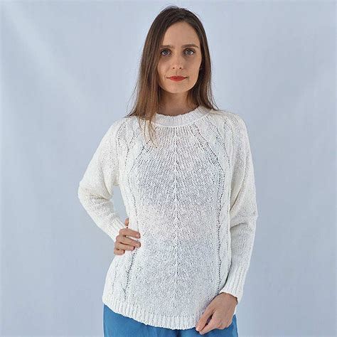 Blusa Tricot Branca Biamar Promo Pole Modas