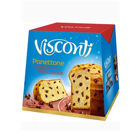 Panettone Visconti Chocottone Gotas De Chocolate G