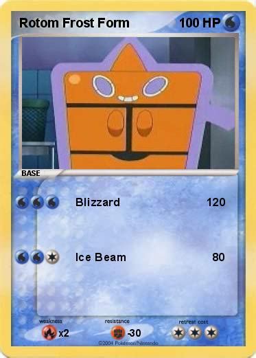 Pokémon Rotom Frost Form - Blizzard 120 - My Pokemon Card