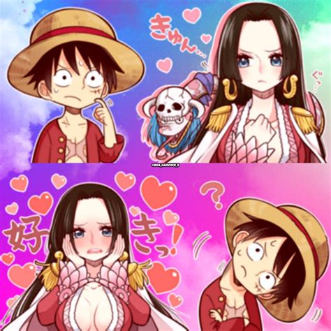 Pin De Anna Asakura Em Luffy X Hancock Menina Bonita Anime Boa Hanckok Personagens De Anime