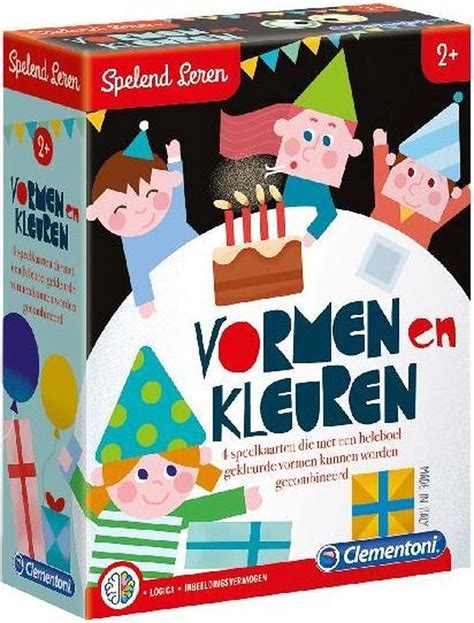 Clementoni Spelend Leren Vormen En Kleuren Educatief Spel Games Bol