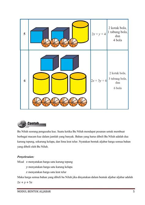 MODUL MENGENAL BENTUK ALJABAR PDF