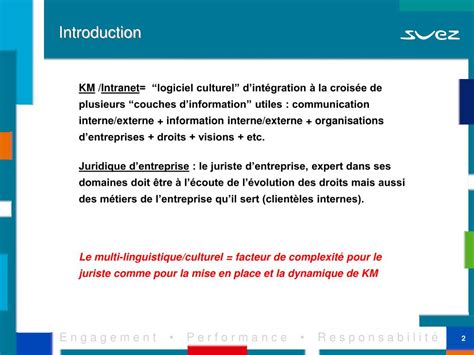 Ppt Km Et Intranet Juridique D Une Entreprise Multilingue Un D But