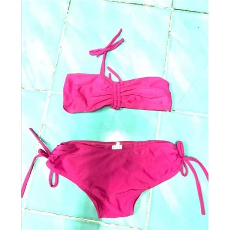 Shocking Pink Bikini Shopee Thailand