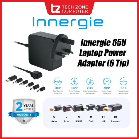 Innergie U Tips Laptop Power Adapter W Universal With Built In