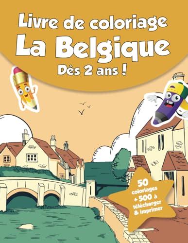 Livre de coloriage pour enfants Belgique dès 2 ans 50 coloriages