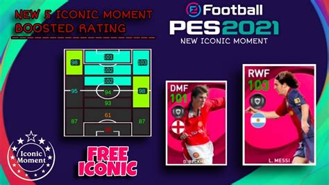 Pes New Iconic Moment Official Boosted Ratings Stats Rated