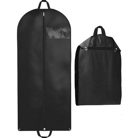 Wholesale Metal Corner Black Zipper Fold Handles Non Woven Garment Bags Buy Black Zipper