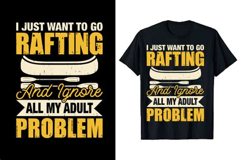 Raft Boating Rafting T Shirt Design Graphic By Teeexpert · Creative