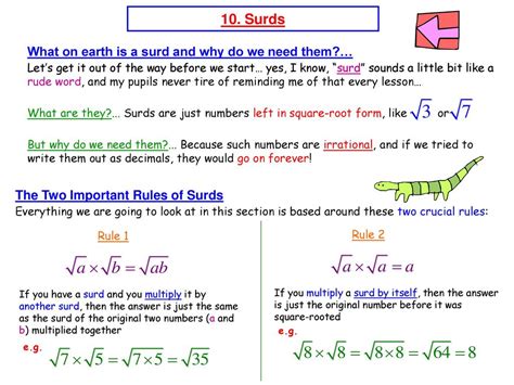 Mr Fs Maths Notes Number 10 Surds Ppt Download