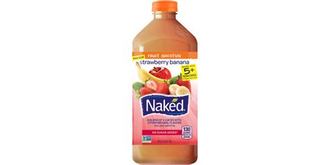 Naked Strawberry Banana 100 Fruit Juice Smoothie 46 Fl Oz Bottle Reviews 2019