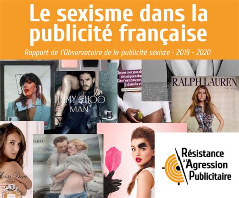 Rapport Le Sexisme Dans La Publicité Française Résistance à Lagression Publicitaire