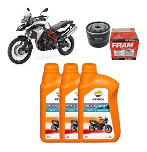 Kit Troca Leo Bmw F Gs Repsol W Fram Ph Mxx