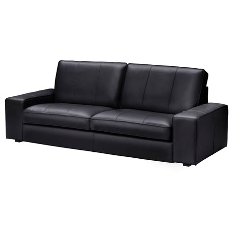 Диван 3-местный - IKEA KIVIK/КИВИК ИКЕА, черный за 241512 рублей в по ...