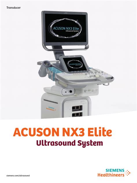 Siemens Acuson NX3 Transducer Probe | PDF | Medical Ultrasound ...