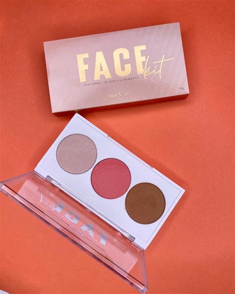 Paleta De Contorno Blush E Iluminador Face Kit Luv Beauty