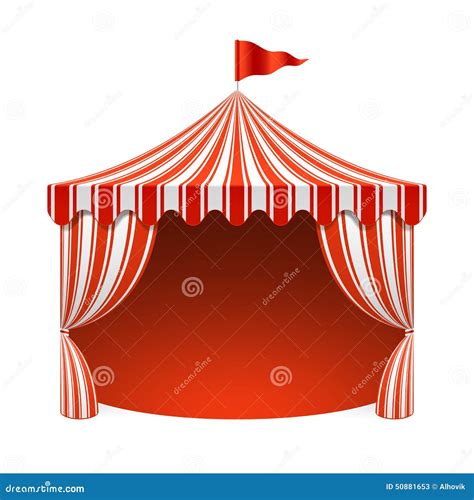 Circus tent stock vector. Illustration of border, festival - 50881653