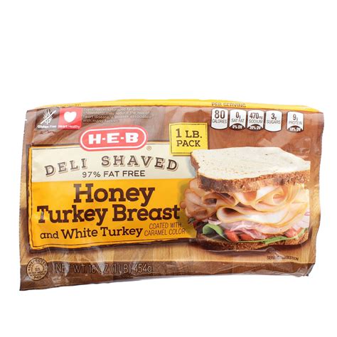 H E B Deli Shaved Honey Turkey Lunch Meat Shop Meat At H E B