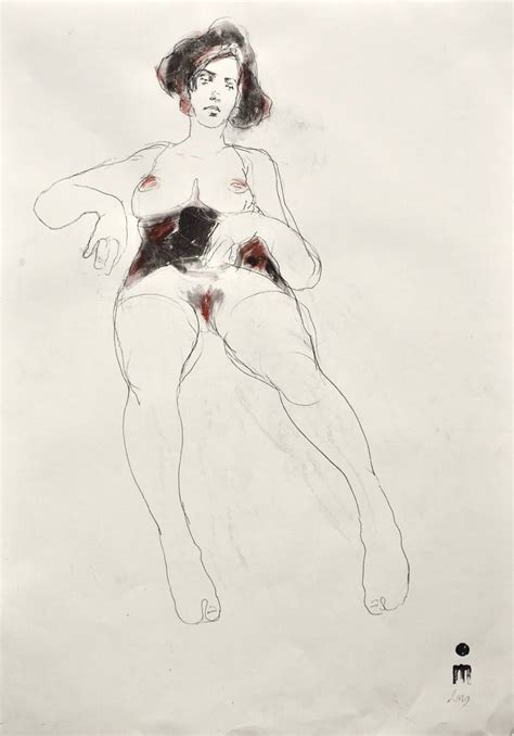 NUDE 4868 Drawing By Michael Lentz Saatchi Art