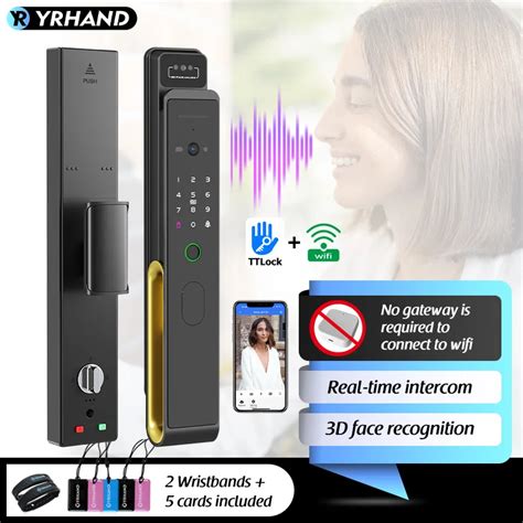 Yrhand Ttlock Wifi D Face Recognition Smart Fingerprint Door Lock With