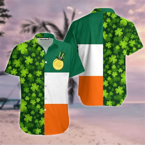 Irish Saint Patrick Day Trendy Hawaiian Shirt For Trendy Aloha