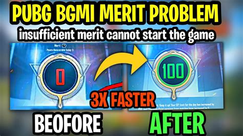 How To Increase Merit In Bgmi Fast Insufficient Merit Cannot Start