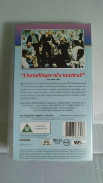 FRANK SINATRA GENE KELLY Anchors Aweigh VHS Video Tape 84 21 4 50