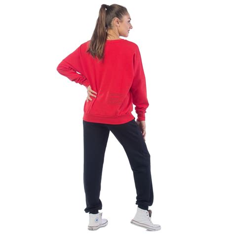 Костюм женский из футера красный Influencer ФК1449П5, материал 20 ...