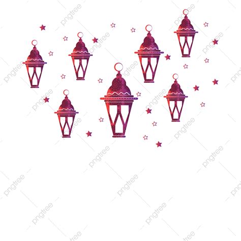 Diseño De Linternas De Ramadán En único Png Ramadan Lanternns De