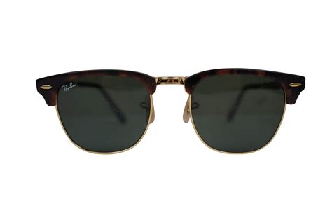 Ray Ban Clubmaster RB 2176 990 51 21 Folding Sunglasses Tortoise Shell Gold