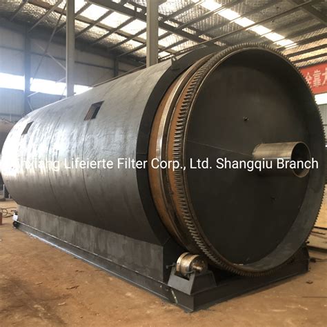 Scrap Plastic Rubber Tyre Pyrolysis Tyre Recycling Machine With 10 Tpd