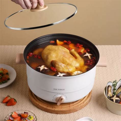 Buy Wholesale China Rts Multi Use Stew Hot Pot Fast Heating Electric Saucepan Electric Wok Slow