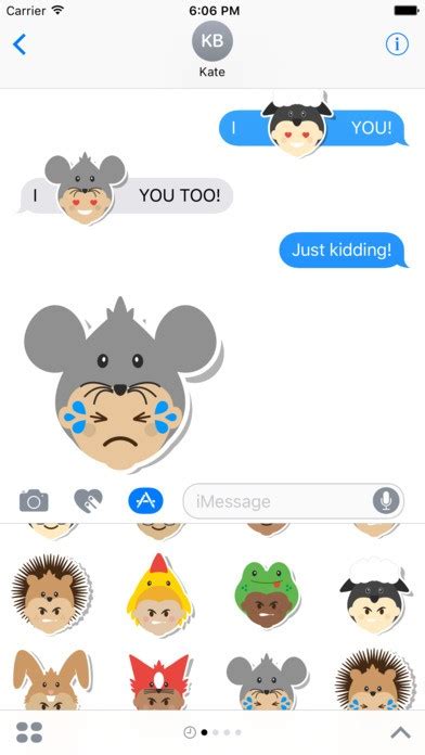 Ibbleobble Face Stickers For Imessage