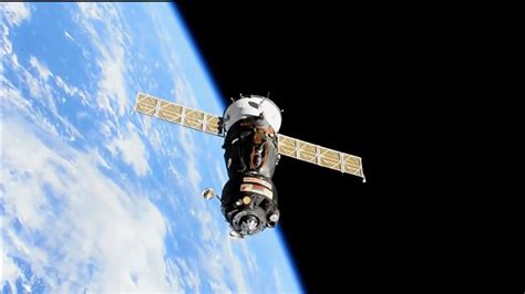 Soyuz Crew Ship Undocks To Begin Port Relocation Space Station