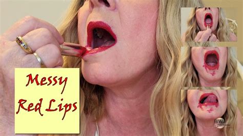 Mesmerized By Sultry Red Lipstick Application Hot Wife Jolee S Fetish Clips Clips4sale
