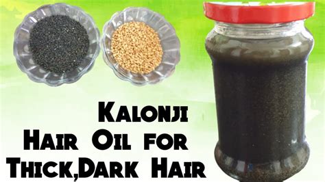 Kalonji Hair Oil For Hair Growth Stop HairFall Black Thick Hair