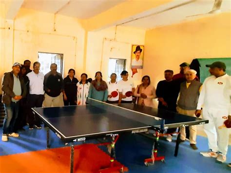 Organization Of Employee Table Tennis Competition कर्मचारी टेबल टेनिस