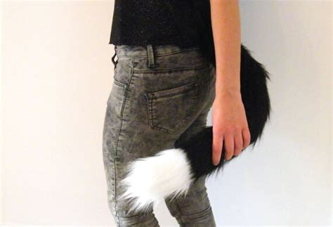 Black Cat Tail Kitten Costume Cosplay