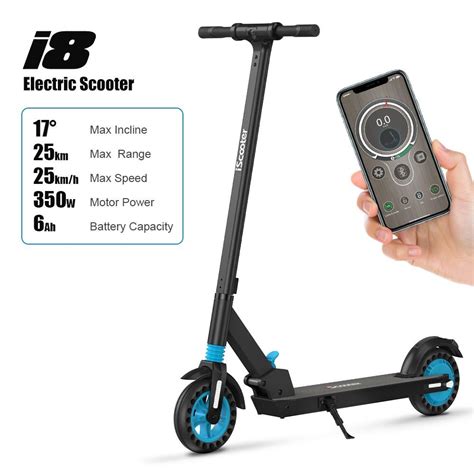 Iscooter I Foldable Electric Scooter Inch Honeycomb Tire V Ah