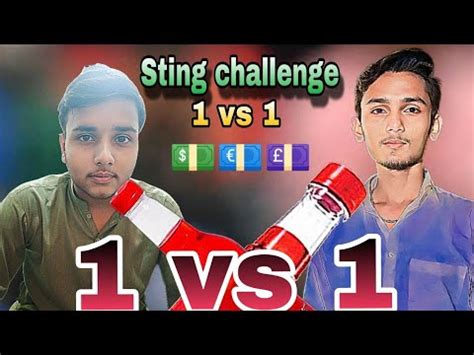 1 Vs 1 Sting Bottle Challenge Aj Abdullah Challenge Hargeya