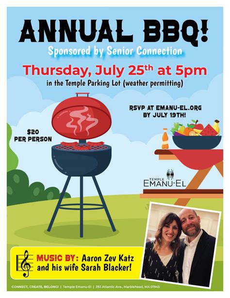 Annual Bbq 2024 Temple Emanu El