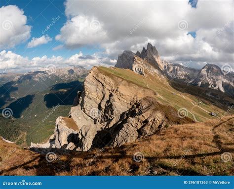 Beautiful Landscape Of The Dolomites Alps Location Dolomites Alps