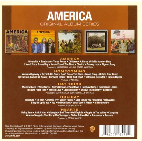 America Original Album Series 2012 5cd Box Set Repost Avaxhome