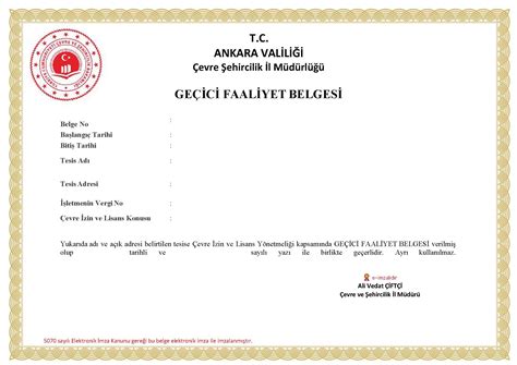 Geçici Ehliyet Belgesi 8