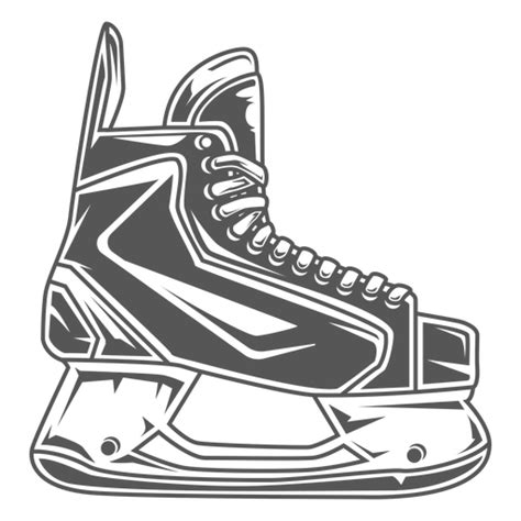 Ice Hockey Skate Png Design