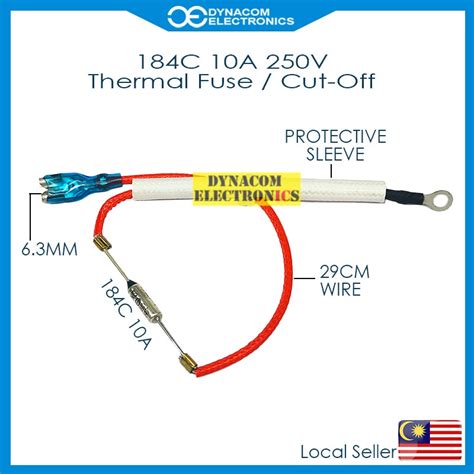 Rice Cooker Thermal Fuse C A Vac Thermal Fuse Cut Off Fius