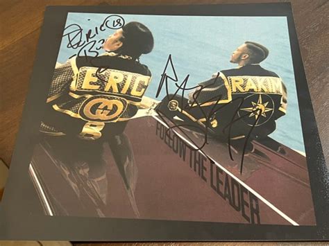 Eric B Rakim Double Signé Dédicacé 12x12 Suivez la photo de Etsy France